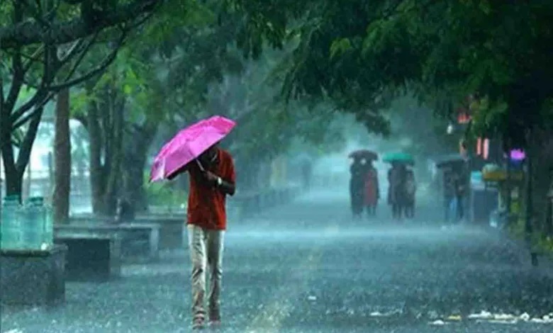 चार जिलों में भारी बारिश की चेतावनी जारी