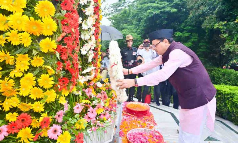 उत्तराखंड ने शहीदों के परिवारों के लिए अनुग्रह अनुदान बढ़ाकर 50 लाख रुपये