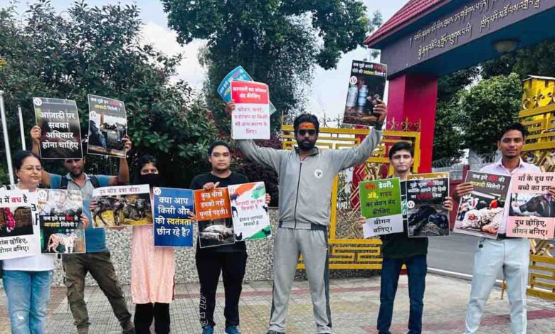 पशु अधिकार कार्यकर्ता जानवरों के लिए स्वतंत्रता चाहते हैं
