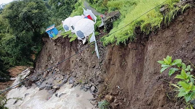 तुंगनाथ घाटी में मूसलाधार बारिश, केदारघाटी को जोड़ने वाला पुल पर भी खतरा