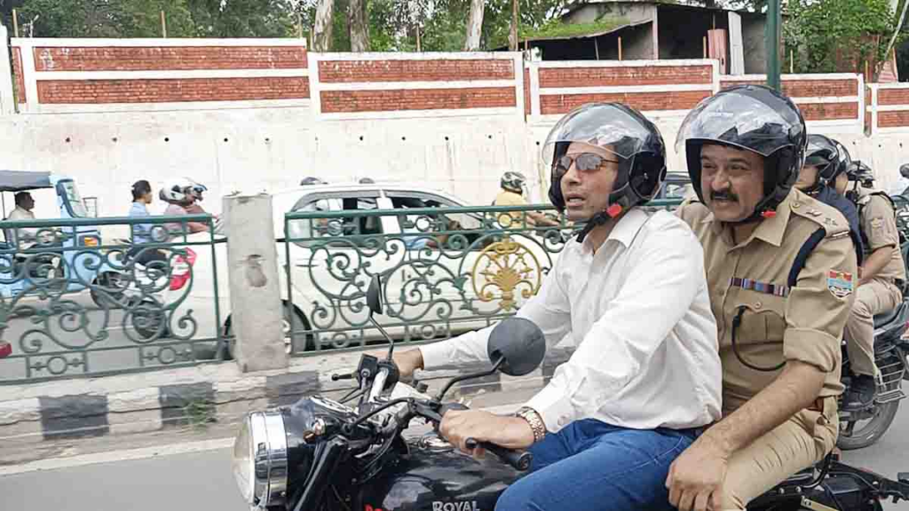 देहरादून के डीएम और एसएसपी ने शहर का भ्रमण किया