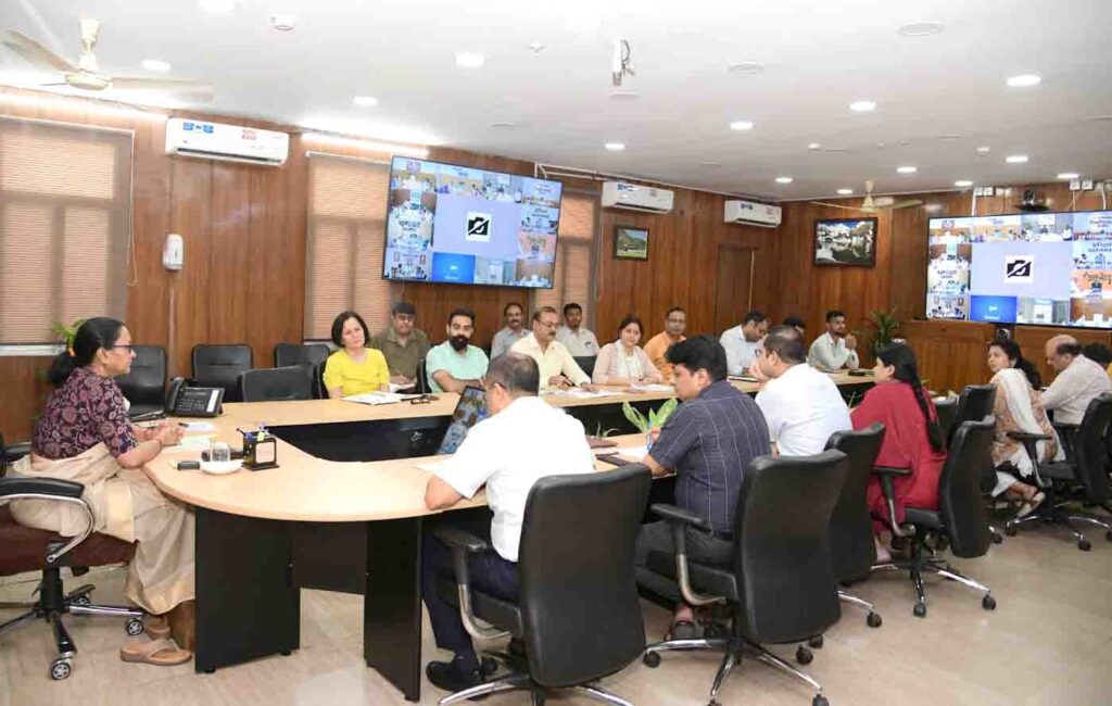 मुख्य सचिव ने स्वच्छता ही सेवा अभियान की प्रगति का जायजा लिया