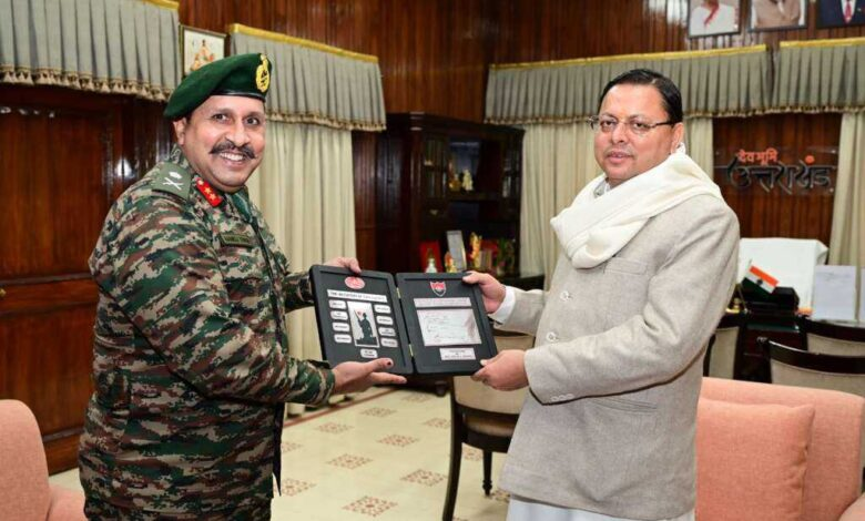अग्निवीर भर्ती पर सीएम से मिले मेजर जनरल