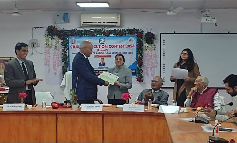 NAAS जोनल भाषण प्रतियोगिता में पंतनगर का जलवा