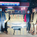 यूएलबी चुनाव के लिए रखी गई अवैध शराब के 10 कार्टून जब्त किए गए