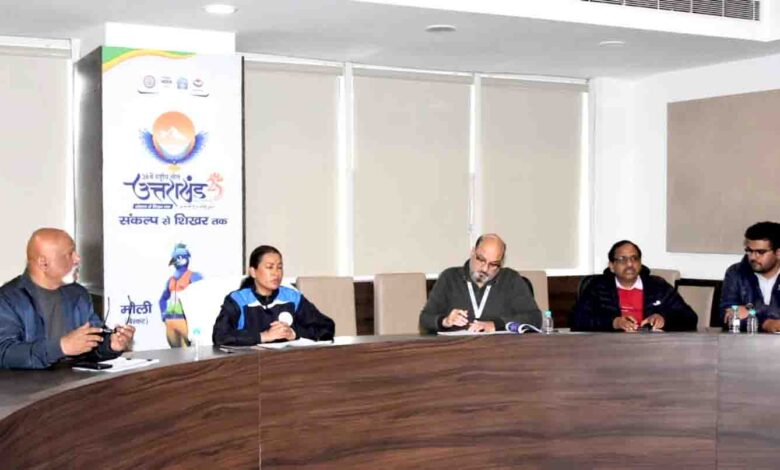 7000 खिलाड़ियों को 38वें राष्ट्रीय खेलों की व्यवस्थाओं की दी जानकारी: आर्य