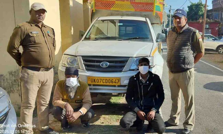 पशु तस्करी के आरोप में चार लोग गिरफ्तार, 20 भैंसें बचाई गईं