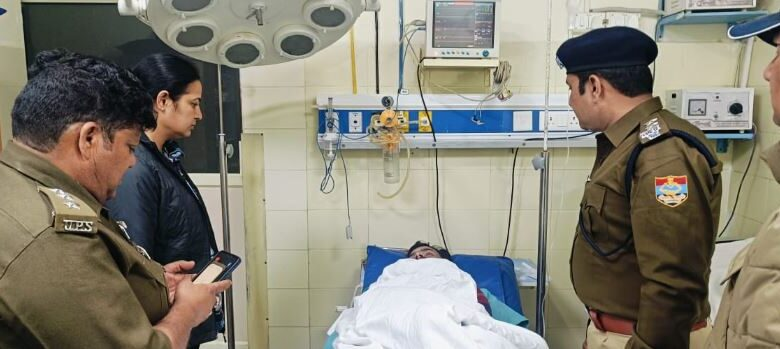 रायपुर पब्लिक सेंटर लूट का आरोपी मुठभेड़ में घायल