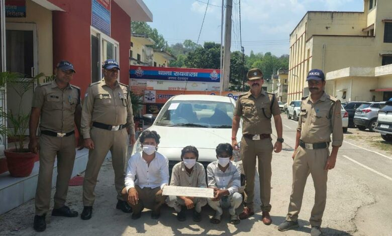 हरिद्वार से कार लूट के 3 आरोपी गिरफ्तार