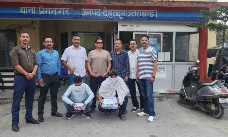 हरिद्वार में वारदात की साजिश रच रहे दो बदमाश हथियारों के साथ गिरफ्तार