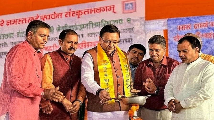 मुख्यमंत्री ने आदर्श संस्कृत ग्राम योजना का शुभारंभ किया