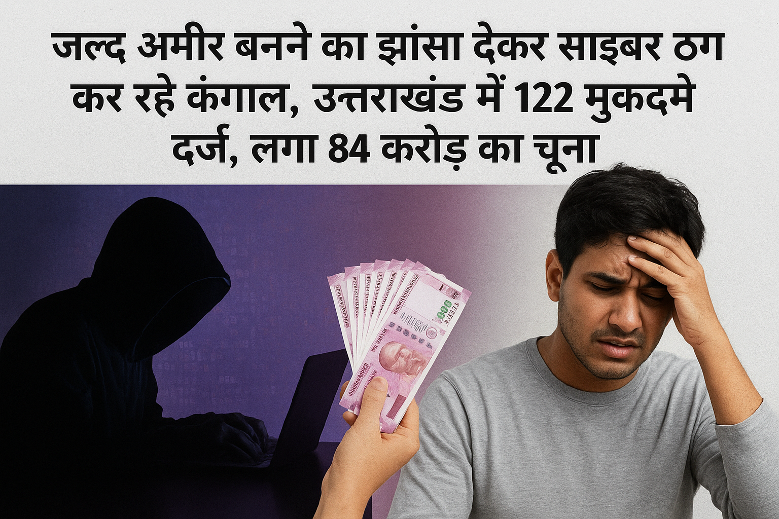 साइबर ठगी का तांडव:122 केस दर्ज, 84 करोड़ की हानि, झांसा देकर कंगाल