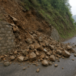 पिथौरागढ़-धारचूला हाईवे पर सुरक्षा दीवार ढही, सीमा मार्ग पर खतरा”