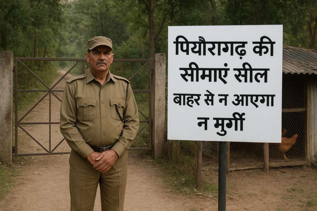 पिथौरागढ़ सील, अंडे-मुर्गियों पर पाबंदी: पशुपालन विभाग ने लिया सख्त कदम