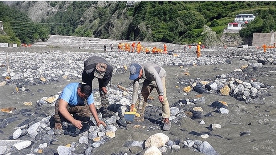 जेवर-रेको डिटेक्टर मशीनों से रेस्क्यू तेज, धराली गांव में लगा चेतावनी अलर्ट