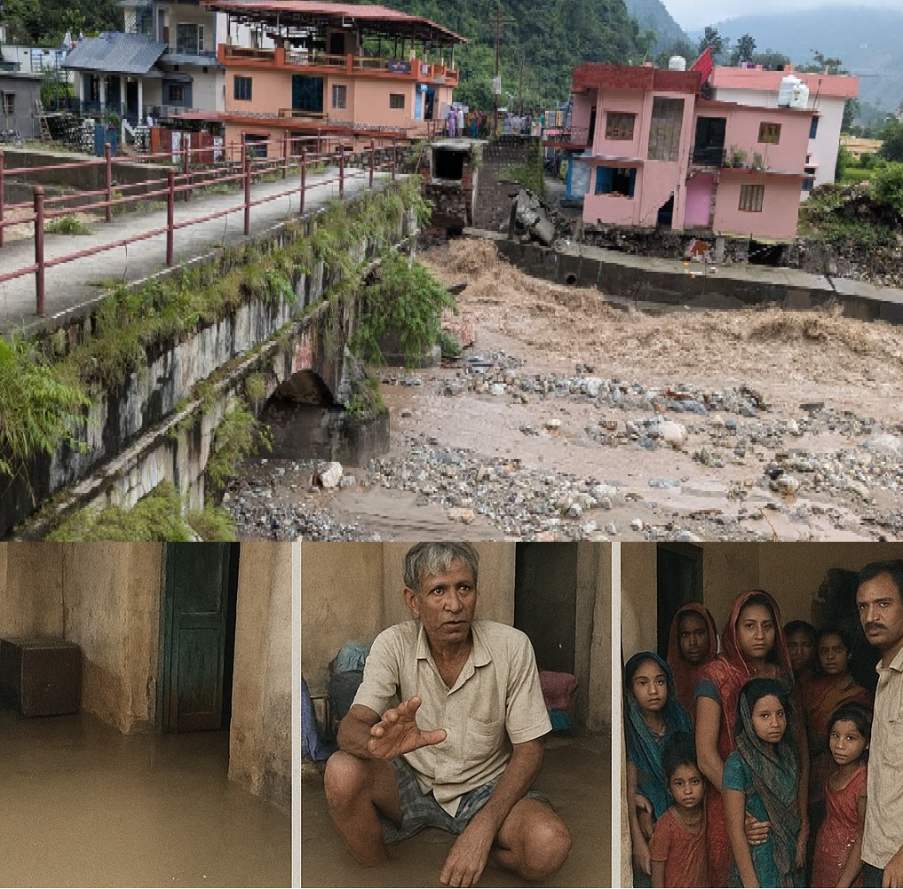 जब घर में घुसने लगा पानी,11 परिवारों के लोगों की दिल दहलाने वाली आपबीती