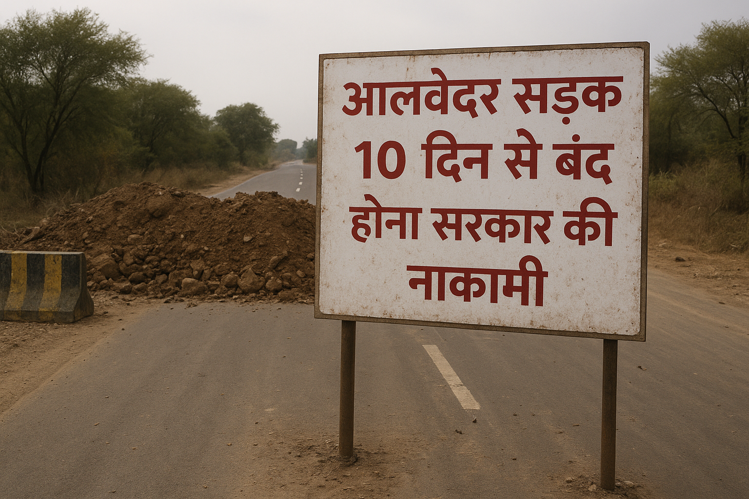 ऑलवेदर सड़क का 10 दिन बंद होना सरकार की विफलता