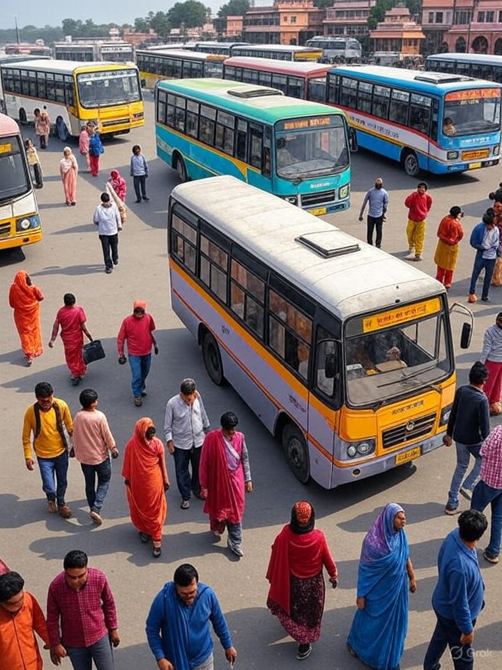 हरिद्वार अर्धकुंभ 2027: परिवहन निगम ने रखी 1,110 बसों की मांग