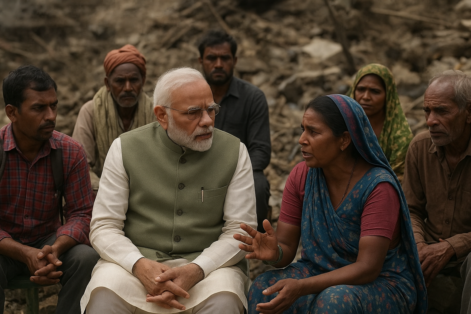 पीएम से मिलकर धराली के पीड़ितों ने बयां किया आपदा का दर्द
