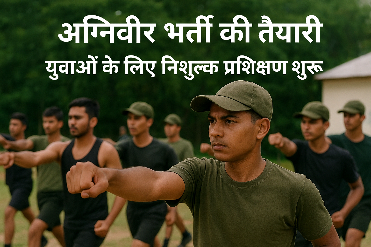 अग्निवीर भर्ती में मदद के लिए युवाओं को मिलेगा निशुल्क प्रशिक्षण