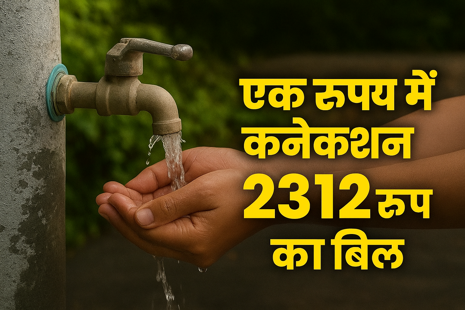 एक रुपये में मिला था कनेक्शन, अब आया 2312 रुपये का बिल!