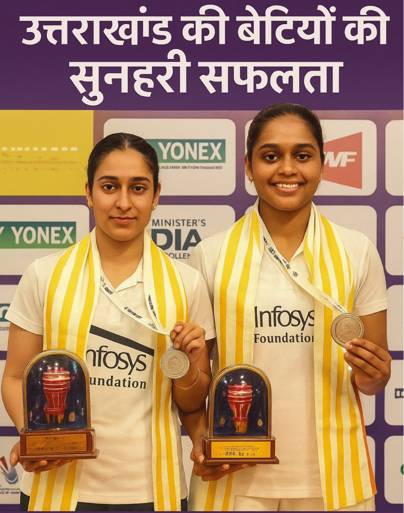 अंतरराष्ट्रीय बैडमिंटन में उत्तराखंड की बेटियों का जलवा: स्वर्ण-कांस्य पर कब्जा