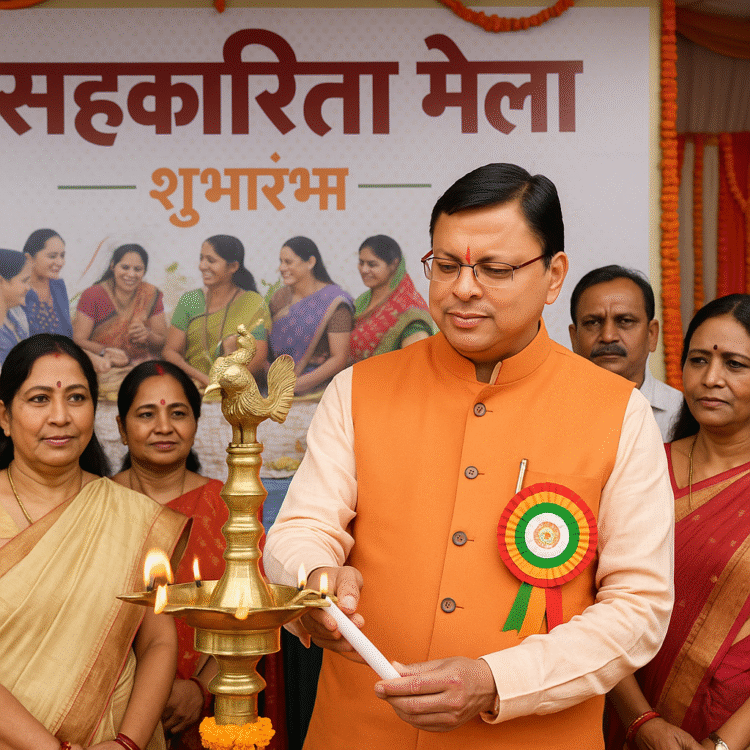 सहकारिता मेले का उद्घाटन: सीएम धामी ने कहा महिलाएं आत्मनिर्भर भारत की मजबूत कड़ी