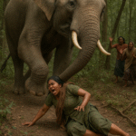 जंगल में चारा लेने गई महिला पर हाथी ने किया हमला, शोर मचाते ही भागा वन्यजीव