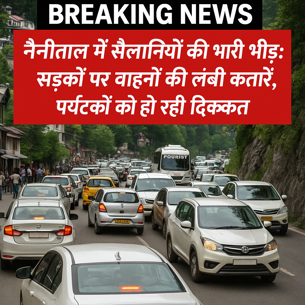 वीकेंड पर नैनीताल में उमड़े सैलानी झील नगरी की सड़कों पर रेंगते दिखे वाहन