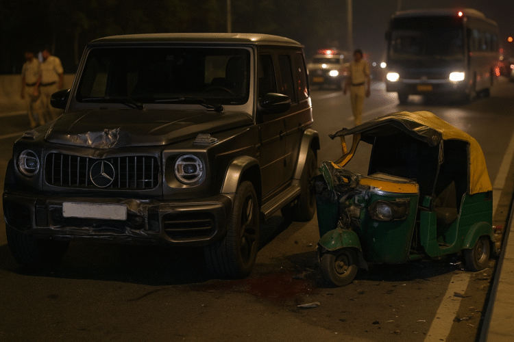 तेज़ रफ़्तार मर्सिडीज ने छीन ली रोहित की जान, घर में कमाने वाला कोई नहीं