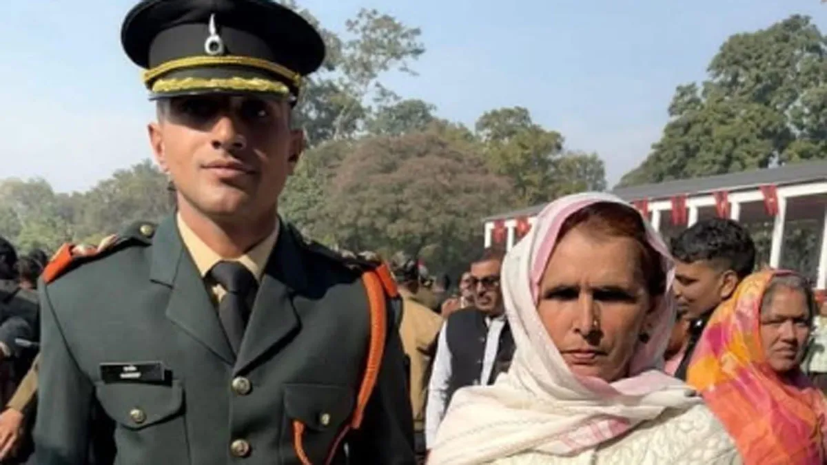 संघर्ष की मिसाल: खेतों में काम करने वाला बेटा अब सेना में अफसर