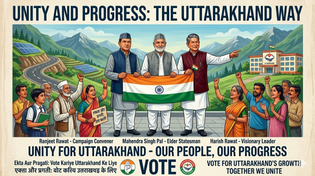 *कांग्रेस में भिड़ंत: रणजीत रावत का बड़ा हमला – “हरीश रावत अपने एक बेटे के लिए रामनगर से लॉबिंग कर रहे,संजय नेगी सिर्फ मोहरा हैं” तो क्या एक बेटी को हरिद्वार तो दूसरे बेटे को धर्मपुर से टिकट दिलवाने की कोशिश