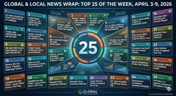 भारत के शीर्ष 25 समाचार: 9 अप्रैल 2026