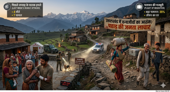 उत्तराखंड में वन विभाग की चरम लापरवाही: गुलदार का आतंक जारी, घास काटते समय महिला पर हमला – पिछले एक सप्ताह में कई जानलेवा घटनाएं, पहाड़ी जनता की जान पर बन रही है सियासत