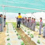ग्वालदम कृषि विज्ञान केंद्र में केंद्रीय विद्यालय के बच्चों ने सीखे आधुनिक और प्राकृतिक खेती के गुर